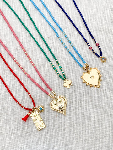 Quaintrelle Tiny Galaxy Charm Necklace